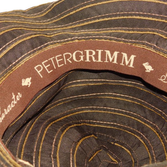 Peter Grimm True Character Brown Floppy Sun Hat Wire Rimmed Flower On Side main image 7